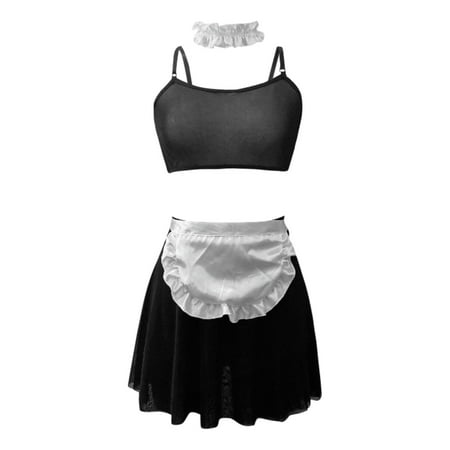 

Aayomet Womens Lingerie Women Cute Lingerie Set Lace Strappy Camis And Panty Nightwear Black XXL