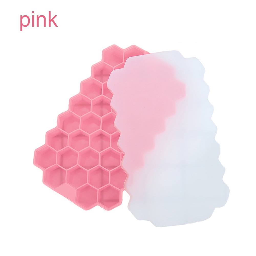 Shaped Ice Cube Tray Soft Silicone Ice Grid Moulds with Non