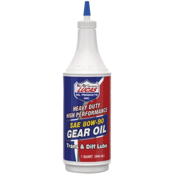 Lucas 10043 Heavy Duty Gear Oil, 32 oz, Plastic Bottle, Amber, Liquid