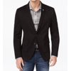 Michael Kors NEW Deep Black Solid Mens Size 46R Two-Button Jacket