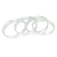 thumbnail image 6 of Unique Bargains 4pcs 56.6 mm to 54.1 mm Aluminium Alloy Car Hub Centric Rings Wheel Bore Spacer Silver Tone, 6 of 8