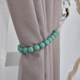 thumbnail image 4 of Wood Bead Curtain Bead Curtain Curtain Curtain Tiebacks with Wooden Beads for Festival Home Party Decor, 4 of 5