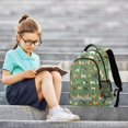 thumbnail image 7 of ALAZA Cartoon Dogs on Green Backpack Elementary School Bag Bookbag Travel Rucksack, 7 of 7