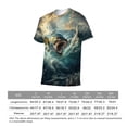 thumbnail image 6 of LAOLIUSN Men's Fishing Graphic T-Shirt, Bass Fish Water Splash Tee, Outdoor Short Sleeve Fishing Shirt, S-4XL, 6 of 7