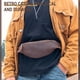 thumbnail image 5 of Bolsa de almacenamiento Riñonera de cuero genuino, riñonera Vintage, bolso cruzado de piel de vaca para hombre, bolso de hombro, 5 of 8