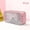 pink, variant on Wireless Speaker Alarm Clock with FM Radio, Wireless Microphone & Mirror Display, Portable USB smart Speaker System, TF Card Reader, Volume and Brightness CONTROL, Pink, Ideal Gift