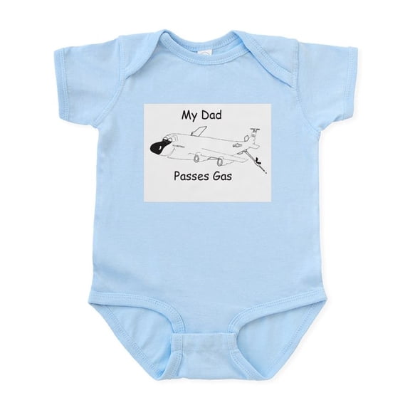 CafePress - Gas Passer Bodysuit - Baby Light Bodysuit, Size Newborn - 24 Months