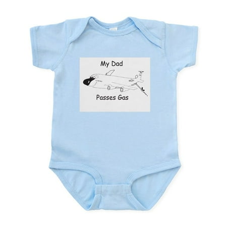 

CafePress - Gas Passer Bodysuit - Baby Light Bodysuit Size Newborn - 24 Months