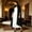 Black, variant on JOANKDMI Womens Chiffon Cape Long Sheer Cloak Elegant Bridal Capelet for Evening Dress Wedding Party Formal Event Vintage Wrap Shawl