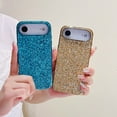 thumbnail image 2 of TECH CIRCLE Compatible with iPhone 17 Air TPU+PC Case Luxury Glitter Sparkle Bling Shiny Case Hard PC Shockproof Full Camera Lens Protective Case For Men Women Girls,Silver, 2 of 10
