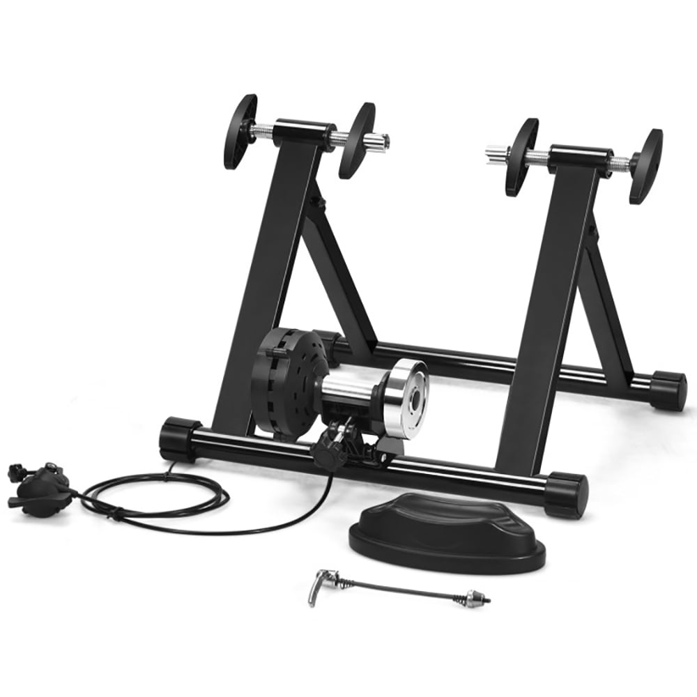 Topcobe 8 Adjustable Resistance Indoor Steel Bicycle Exercise Stand, Indoor Cycling Stationary Bike for Home Gym Cardio