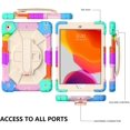 thumbnail image 4 of Ubiuoipad 8th & 7th Generation Case 2020 2019 - Ipad 10.2 Case For Kids Stylish Soft Silicone Hard Pc Heavy Duty Rugged Durable Cover With 360 Rotatin, 4 of 4