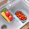 thumbnail image 5 of Hanging Drain Holder with Versatile Storage Function for Washing Vegetables and Fruits and Draining Food, 5 of 5