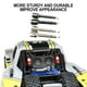 thumbnail image 3 of Bewildely Eje de rueda reforzado de acero para 1/6 LOSi Super Baja Rey RC pieza de coche RC accesorios de coche piezas de repuesto RC pieza de Kits de construcción modelo Negro, 3 of 6