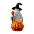thumbnail image 3 of Figura decorativa multifuncional de fantasma y calabaza de Halloween, 3 of 8
