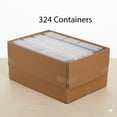 thumbnail image 3 of Toytexx 18 oz Clear Vented Clamshell Containers with Hinged Lid, Disposable_ 324 Count, 3 of 7