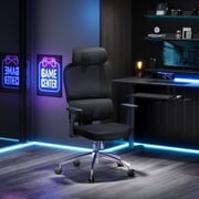 Sihoo M56C Ergonomic Office Chair with Adjustable Headrest, Lumbar Support, Breathable Mesh, High-Back Reclining, Black