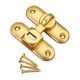 thumbnail image 2 of Pestillo de cerradura de puerta de granero, pestillo de puerta de habitación con tornillos, cerradura de puerta de armario para Dorado, 2 of 9