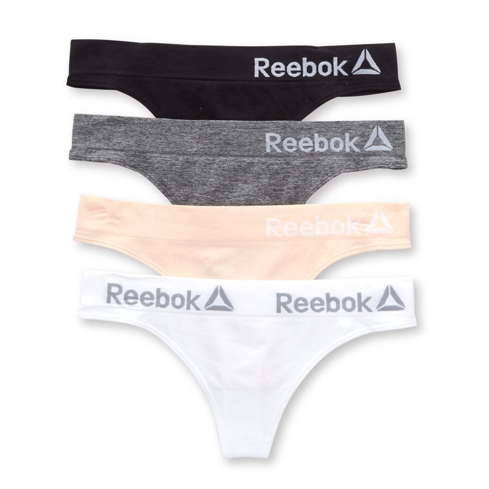 Reebok Reebok Women's Seamless Thong, 4 Pack
