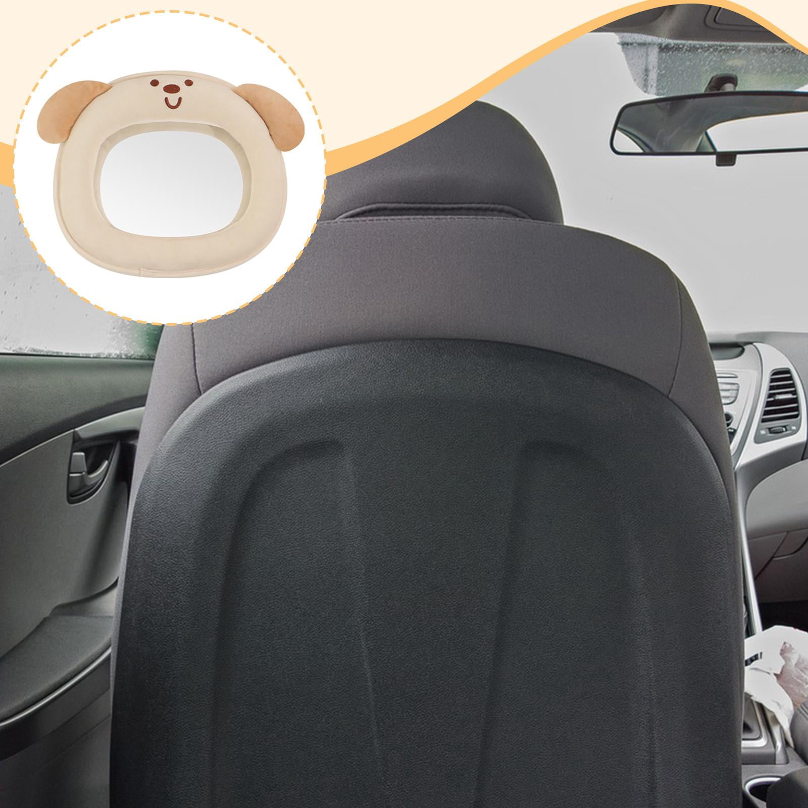 Infant Car Mirror Baby Car Mirror Essentials Premium Rear Facing Clear View Plush Material for Newborns and Parents