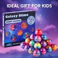 thumbnail image 3 of JOYFY 36 Pcs Galaxy Slime Ball Party Favors, Stretchy, Non-Sticky and Safe for Girls and Boys, Classroom Reward, Easter Basket Stuffers, Birthday Party Supplies, 3 of 11