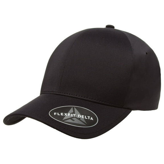 FLEXFIT 180 DELTA CAP BLACK XL/XXL (7 3/8” - 8”)