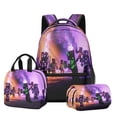 thumbnail image 1 of Mochila de Minecraft para estudiantes con estuche de doble capa y lonchera, 24 estilos, material escolar impermeable., 1 of 5