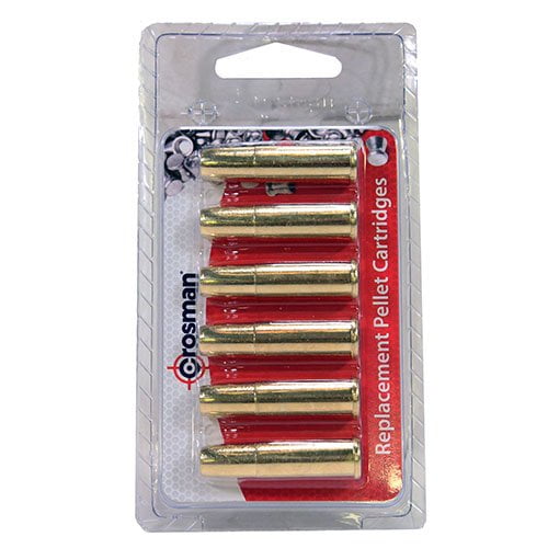 Crosman CRVLPEL6P Revolver Cartridge for .177Caliber Pellets (6Pack