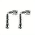 thumbnail image 1 of SUTENGDA Tire Valve Stem Extender Set - 45° & 90° Angle  135° Angle Adapter for Cars  RVs  and Motorcycles - Durable Galvanized Steel  Fits All Vehicles, 1 of 7