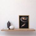 thumbnail image 2 of Hubble Space Telescope Image 21st Anniversary A Rose Made Of Interacting Galaxies Arp 273 Cosmic Flower Formation UGC 1810 And UGC 1813 Pair Artwork Framed Wall Art Print A4, 2 of 5