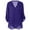 Purple, variant on Womens Tops Trendy, Duoif Plus Size V-Neck Chiffon Blouse, Flowy Sleeve Shirts for Women Wine XXXXXL