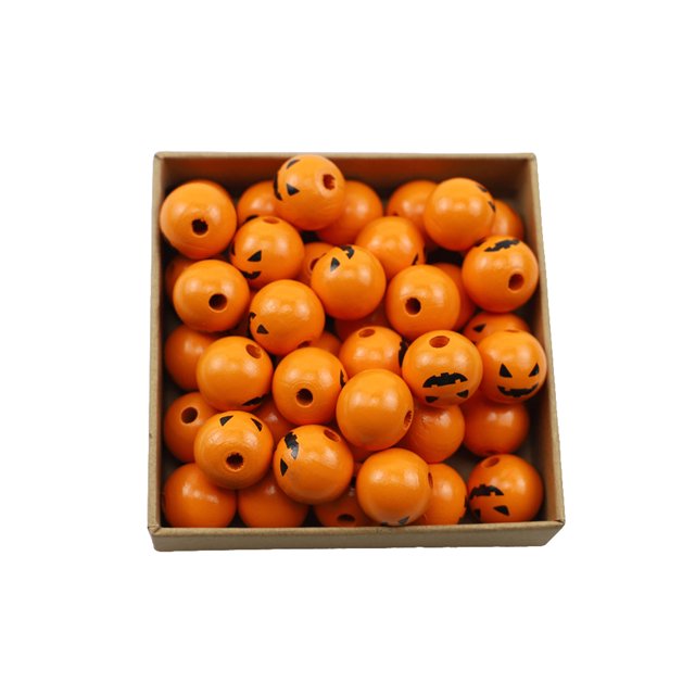 Toystoory 100 piezas de cuentas espaciadoras de colgantes hechos a mano dijes para niños pequeños con temática de Halloween juego de cuentas Kits de decoración para fiestas Toystoory HA064257-00