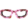 thumbnail image 2 of Motorcycle Sunglasses - Camo Pink Frame / Clear Lens, 2 of 4