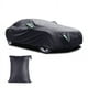 thumbnail image 2 of Funda para coche con revestimiento plateado y negro completo, resistente a la lluvia y al sol, con funda de poliéster con tira reflectante, 2 of 2