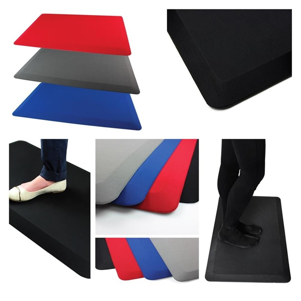 Floortex® Black Standing Comfort Mat - 20 x 32"