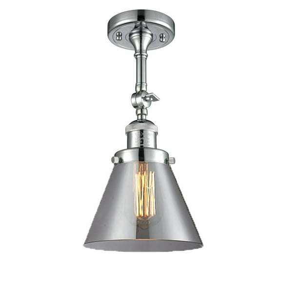 1 Light Vintage Dimmable Led Semi-Flush Mount