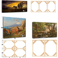 thumbnail image 3 of Canvas Frame Kit 8 x12 Inch Stretcher Bar for Oil Painting & Wall Art Customized Wooden Art Frames, 3 of 9