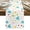 White, variant on Turquoise Hearts Table Runner Modern Three-Leaves Colorful Polka Dots Tablerunners 13 x 120 Inch, Table Decorations Tabletop Scarf for Summer Gathering Holiday Farmhouse Kitchen Dining Decor