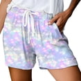 thumbnail image 2 of Beach Shorts for Women 2026 Summer Casual Lightweight Relaxed Fit Elastic Waist Swim Shorts with Pockets, 2 of 4