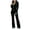 Dark Green, variant on felwors Women's 2 Piece Workout Set, Velvet Tracksuit Long Sleeve Zipper Hoodie and Velour Sweatpants, Jogging Lounge Suit for Activewear & Relax (Dark Green, XXL)