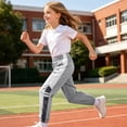 thumbnail image 6 of PIWHJQK Boys Girls Long Pants Workout Sweatpants Kids Color Jogger Pants Casual Sporty Elastic Waist Lightweight Long Pants, 6 of 7