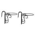thumbnail image 4 of IFANLANDOR 2Pcs Rustproof Coated Rubber Railing Holder Flower Pot Hanging Rack for, 4 of 8