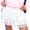 White 02, variant on Women Lace Ruffle Bloomer Skirt Frill Tiered Short Skater Skirts Flowy A Line Mini Underskirt