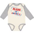 thumbnail image 3 of Inktastic Made in America Boys or Girls Long Sleeve Baby Bodysuit, 3 of 5