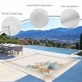 thumbnail image 3 of Summer Coastal Outdoor Rug for Patio/Deck/Porch, Non-Slip Large Area Rug 3 x 5 Ft, Nautical Beach Marine Life Beige Striped Indoor Outdoor Rugs Washable Area Rugs, Camping Rug Carpet Runner, 3 of 8