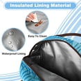 thumbnail image 4 of Tirrinia Insulated Lunch Bag, Mothers Day Gifts for Mom, Blue Leaf Print Lunch Box, Reusable Thermal Leakproof for Work Office Picnic Travel School, Small Cooler and Gift Idea, 4 of 8
