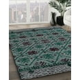 thumbnail image 2 of Ahgly Company Indoor Rectangle Abstract Light Slate Gray Abstract Area Rugs, 4' x 6', 2 of 6
