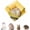 Yellow, variant on Colourtree Grey Rabbit Tunnel Bed with Removable Plush Mat - Soft Hideout & Play Tube for Bunnies, Guinea Pigs, Chinchillas, Cats, Bunny-Cozy Small Pet Toy(Free Gift: Pet Blanket)