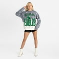 thumbnail image 3 of Women's Gameday Couture  Gray Philadelphia Eagles Arch Rivals Faded Wash Sweatshirt, 3 of 7