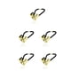 thumbnail image 3 of Qarigey Lazos para el cabello Alta elasticidad Estilo simple Ajustable Anillo de cola de caballo Oro 5Conjunto, 3 of 6
